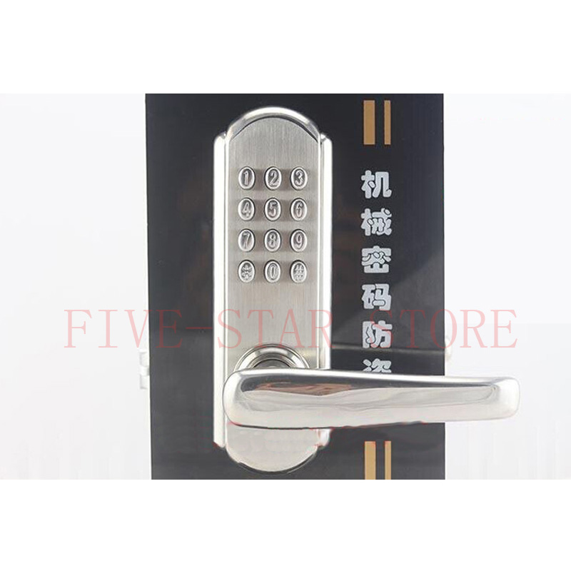  θ ̾     ȣ Ű Ǫ ϱⱸ/unique stainless steel wire drawing mechanical door lock keyless pushbutton password mechanism lock
